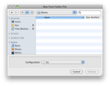 New from Folder/File