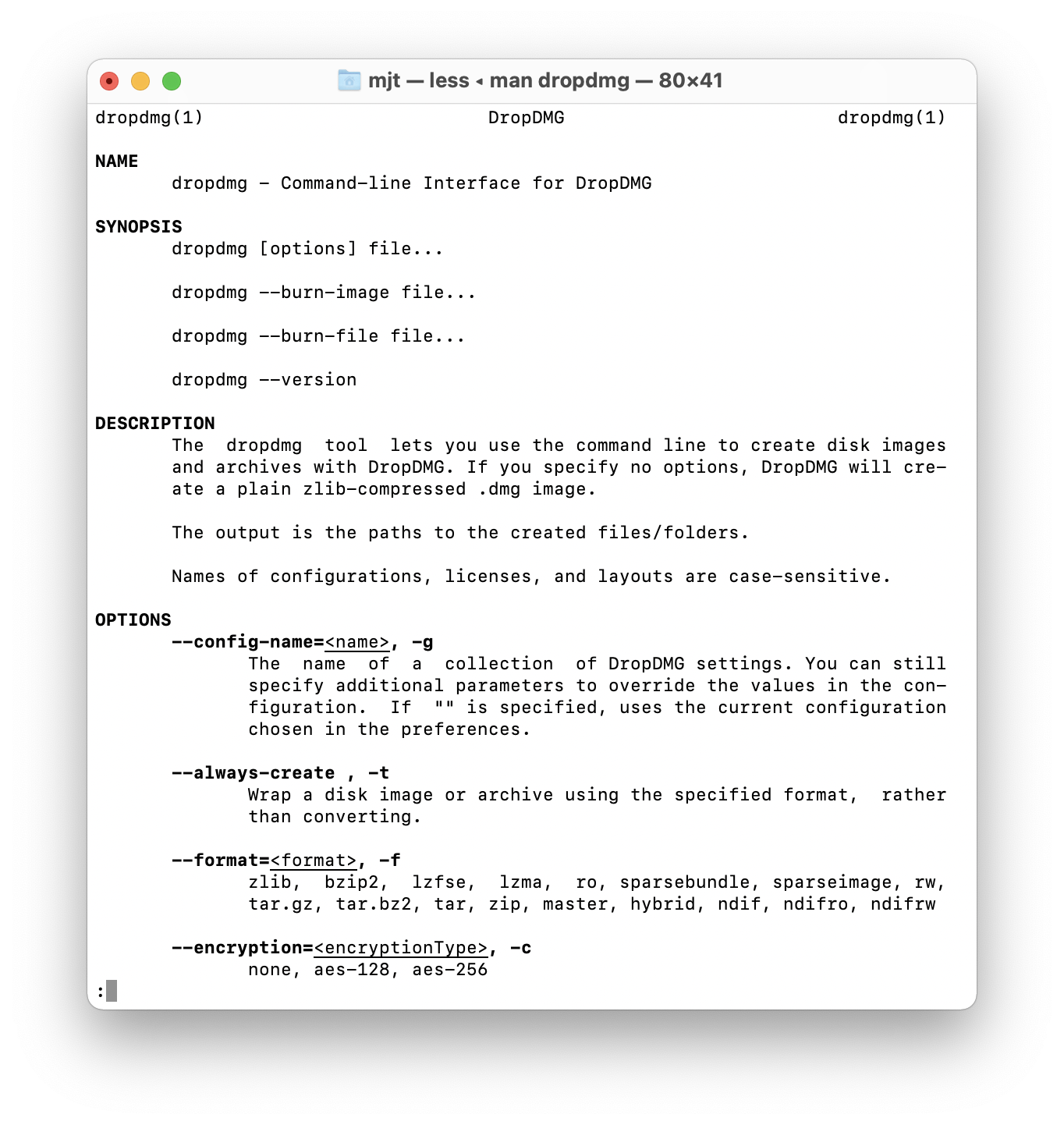 Dropdmg Manual Command Line Tool