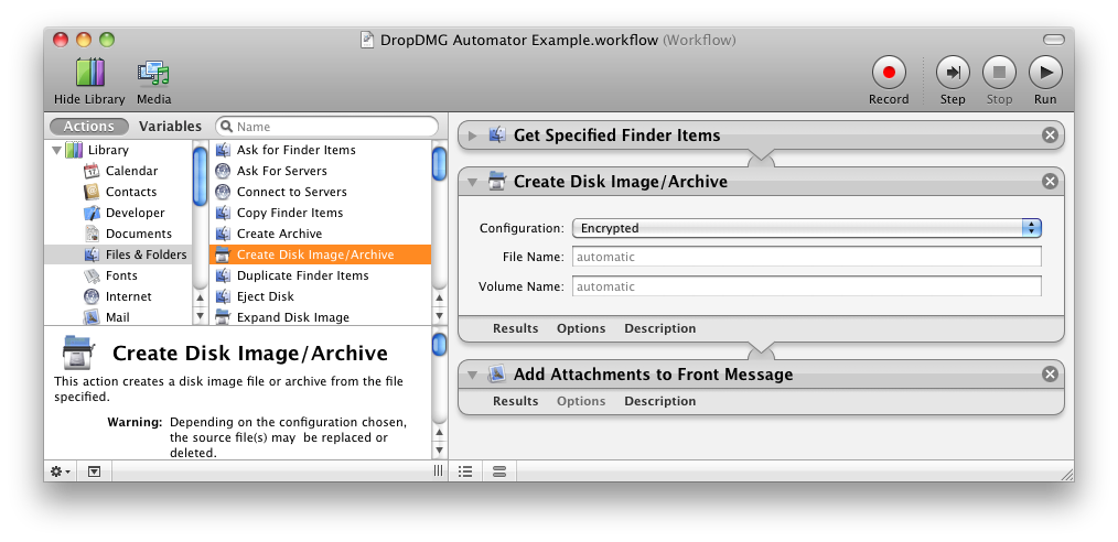 delete automator mac