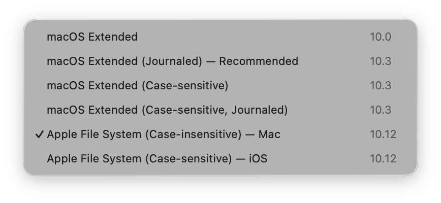 file systems