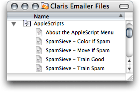 spamsieve spam folder server