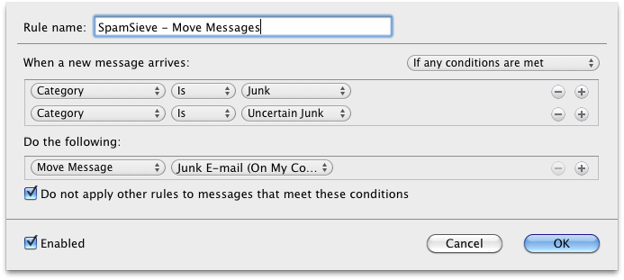 outlook sp1 move messages