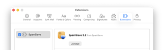 Apple Mail: Extensions