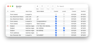 Blocklist