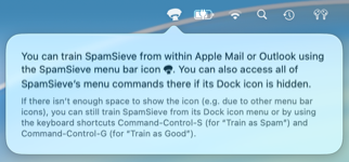 SpamSieve Menu Bar Icon
