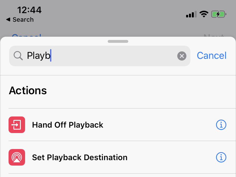play to airpods shortcut 1